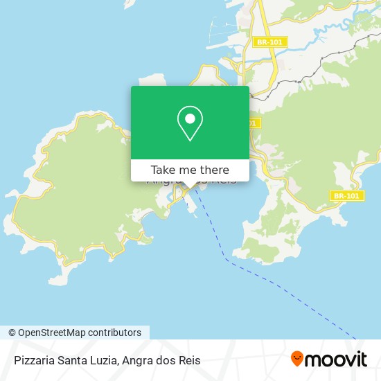 Pizzaria Santa Luzia map