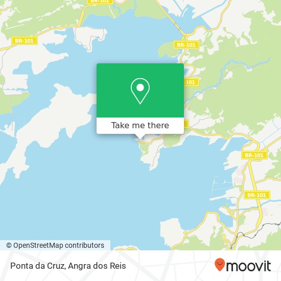 Mapa Ponta da Cruz