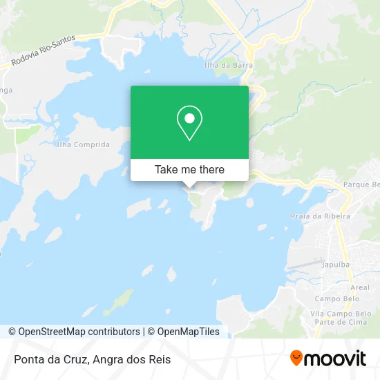 Ponta da Cruz map
