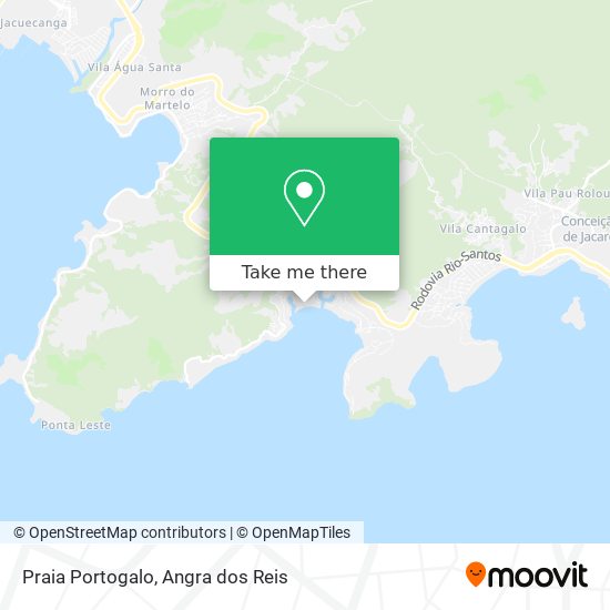 Praia Portogalo map