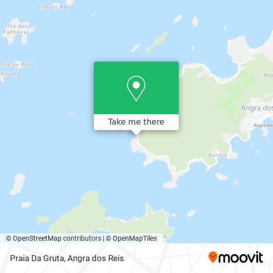 Praia Da Gruta map