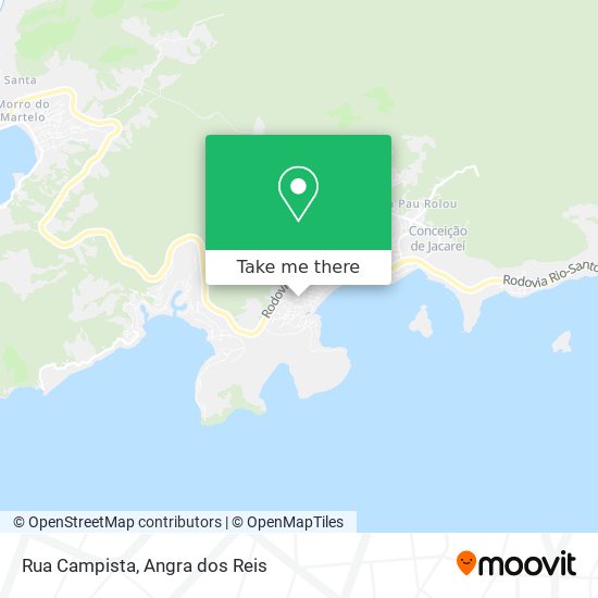 Rua Campista map