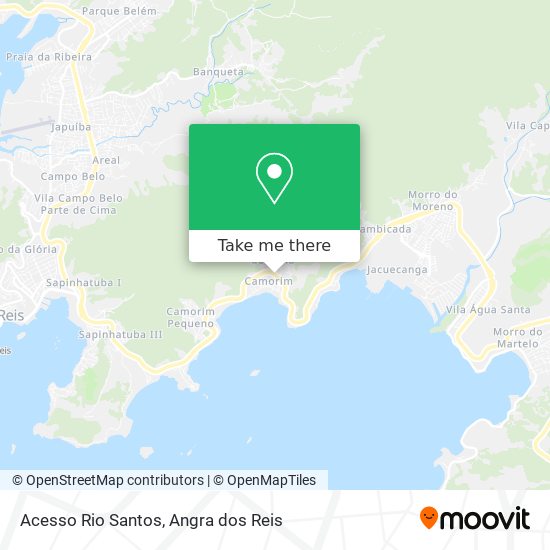 Mapa Acesso Rio Santos