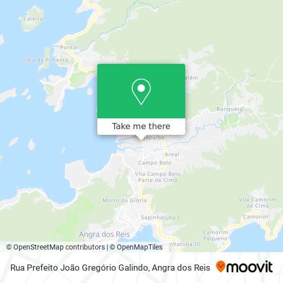 Mapa Rua Prefeito João Gregório Galindo