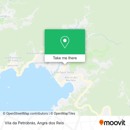 Vila da Petrobrás map