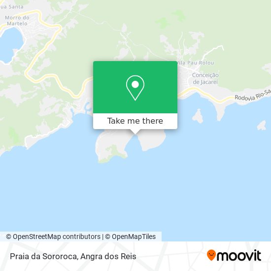 Praia da Sororoca map