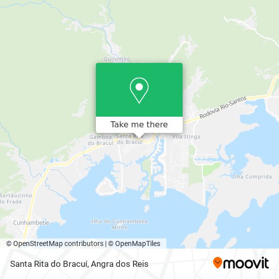 Santa Rita do Bracuí map