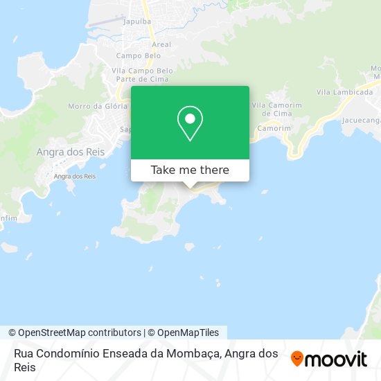 Mapa Rua Condomínio Enseada da Mombaça