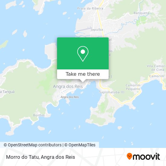 Mapa Morro do Tatu