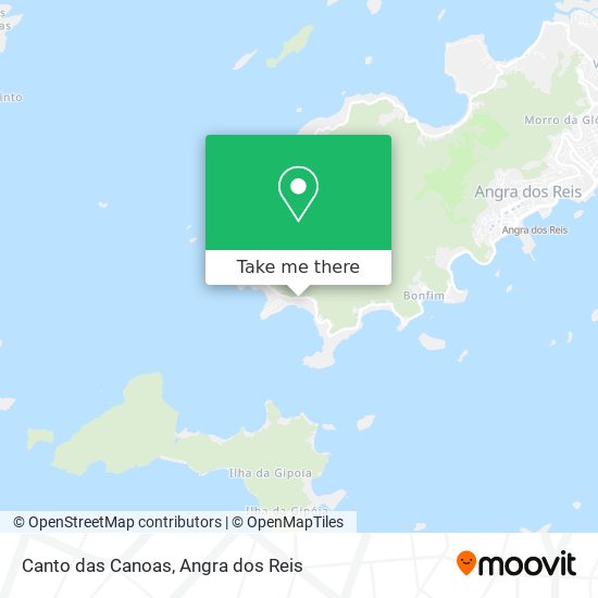 Canto das Canoas map