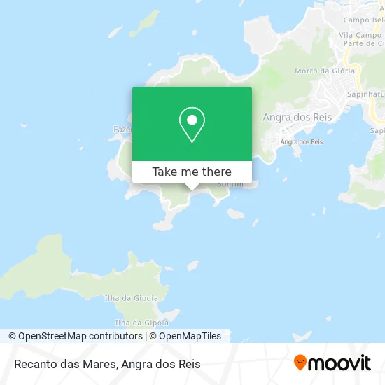 Recanto das Mares map