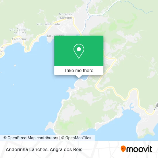 Andorinha Lanches map
