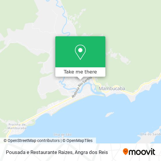 Pousada e Restaurante Raizes map