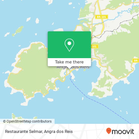 Mapa Restaurante Selmar, Rua da Conceição, 236 Centro Angra dos Reis-RJ 23900-437