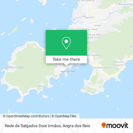 Mapa Rede de Salgados Dois Irmãos