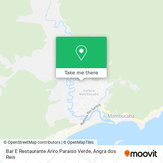 Mapa Bar E Restaurante Ariro Paraiso Verde