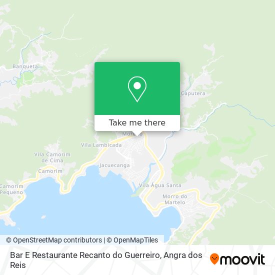 Bar E Restaurante Recanto do Guerreiro map