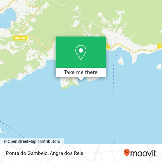 Mapa Ponta do Gambelo