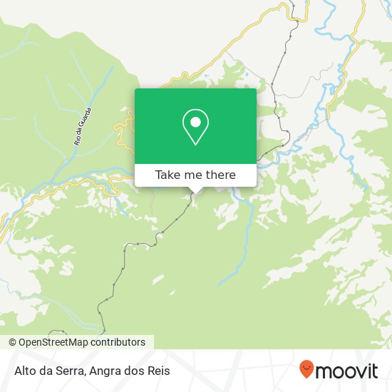 Mapa Alto da Serra
