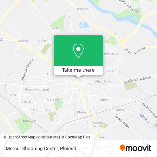 Mercur Shopping Center map