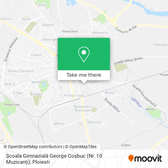 Şcoala Gimnazială George Coşbuc (Nr. 10 Muzicanți) map