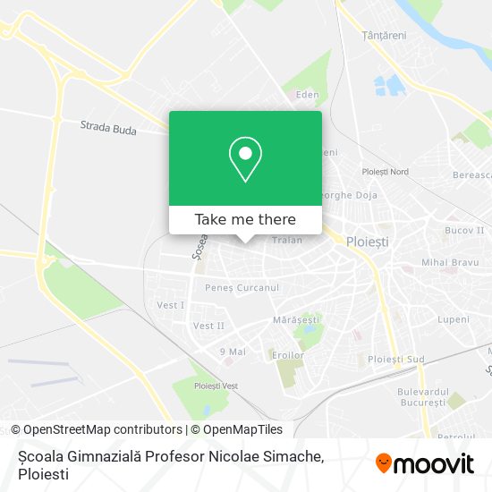 Școala Gimnazială Profesor Nicolae Simache map