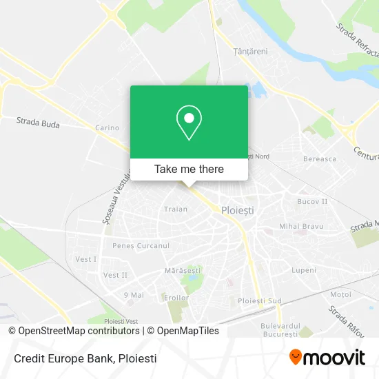 Credit Europe Bank map