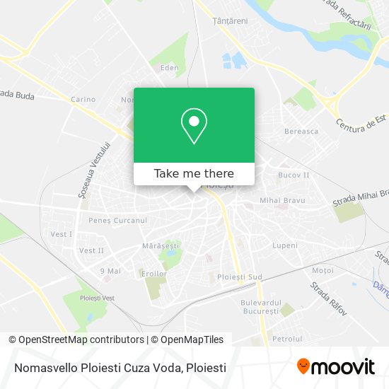 Nomasvello Ploiesti Cuza Voda map