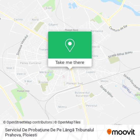 Serviciul De Probaţiune De Pe Lângă Tribunalul Prahova map