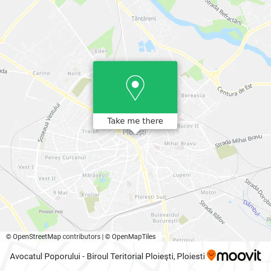 Avocatul Poporului - Biroul Teritorial Ploieşti map