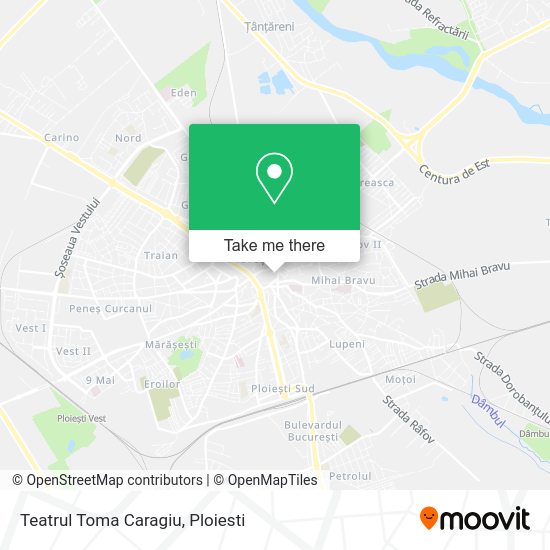 Teatrul Toma Caragiu map