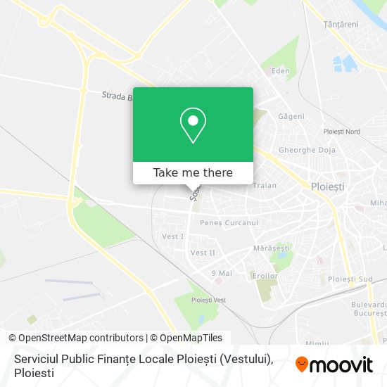 Serviciul Public Finanțe Locale Ploiești (Vestului) map