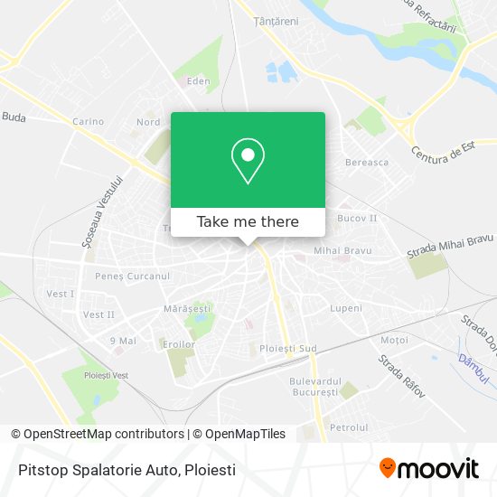 Pitstop Spalatorie Auto map