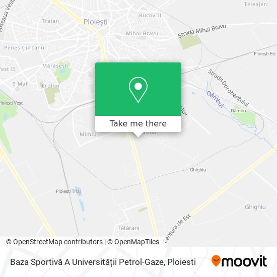 Baza Sportivă A Universității Petrol-Gaze map