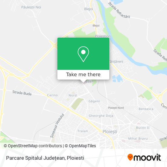 Parcare Spitalul Județean map