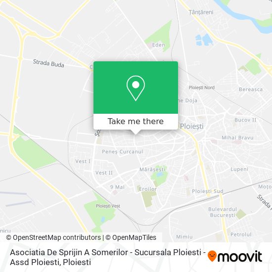 Asociatia De Sprijin A Somerilor - Sucursala Ploiesti - Assd Ploiesti map