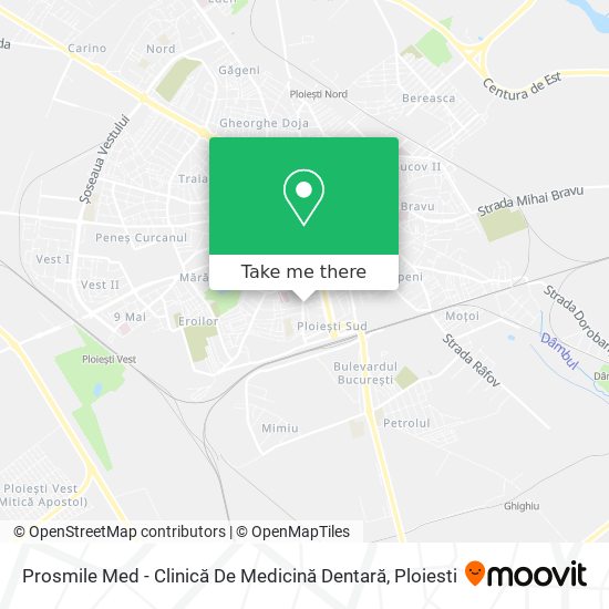 Prosmile Med - Clinică De Medicină Dentară map