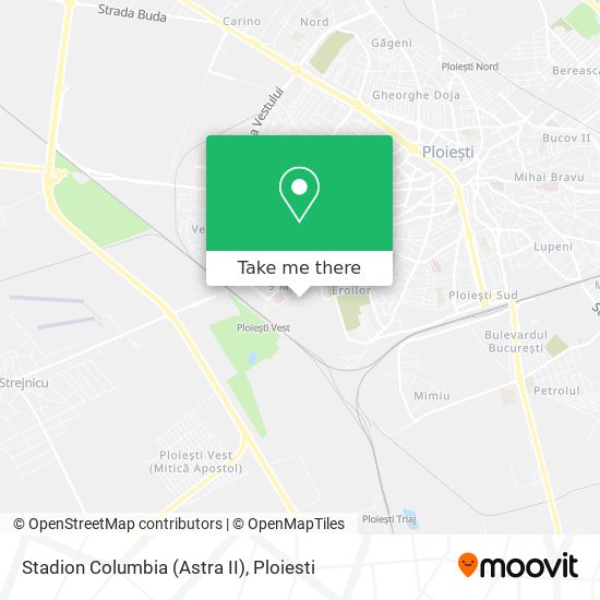 Stadion Columbia (Astra II) map