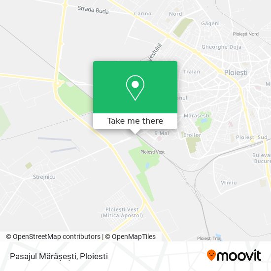 Pasajul Mărășești map