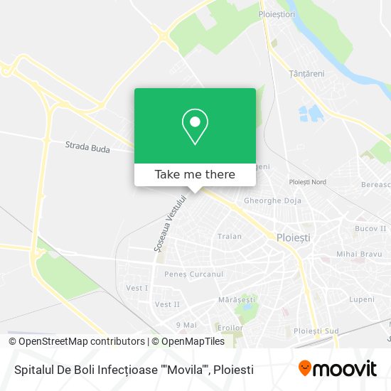 Spitalul De Boli Infecțioase ""Movila"" map