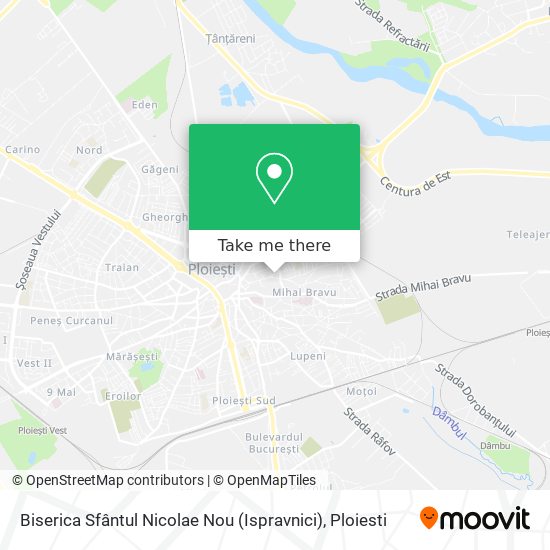 Biserica Sfântul Nicolae Nou (Ispravnici) map