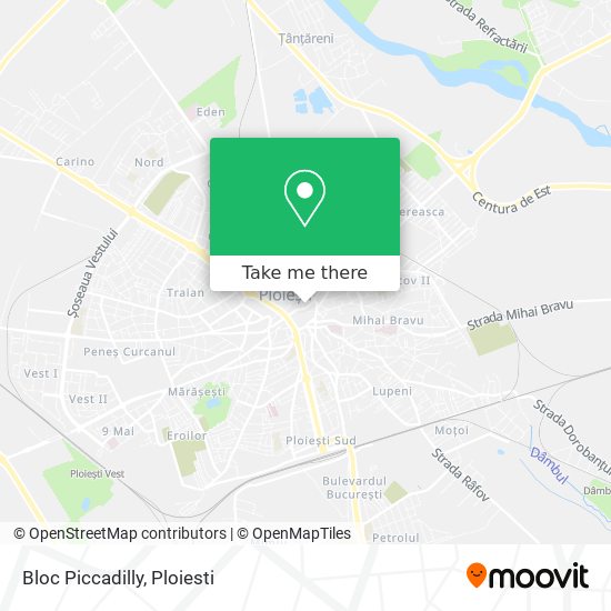 Bloc Piccadilly map