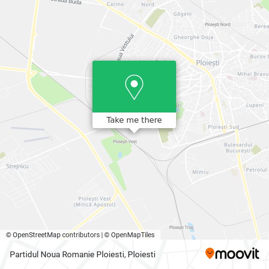 Partidul Noua Romanie Ploiesti map