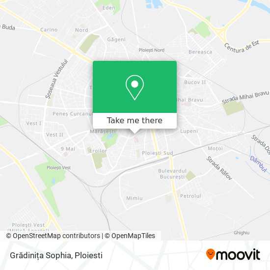 Grădinița Sophia map