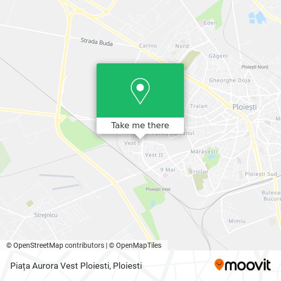Piața Aurora Vest Ploiesti map