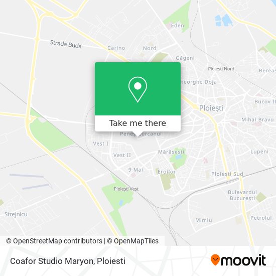 Coafor Studio Maryon map