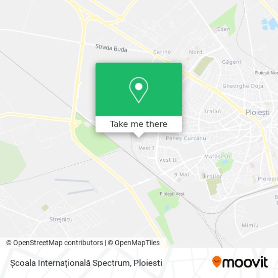 Școala Internațională Spectrum map