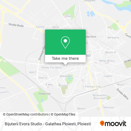 Bijuterii Evora Studio - Galathea Ploiesti map