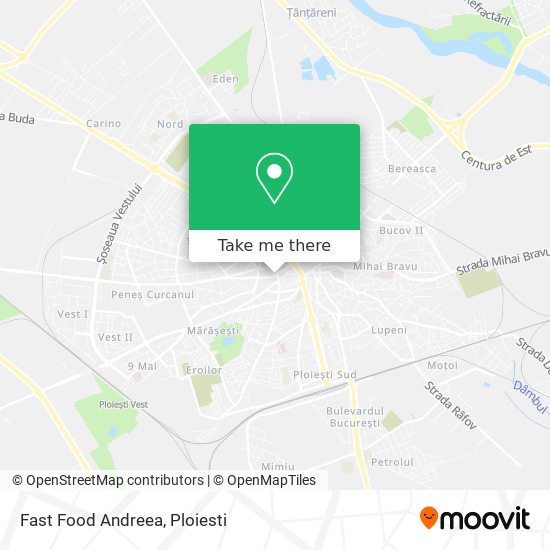 Fast Food Andreea map