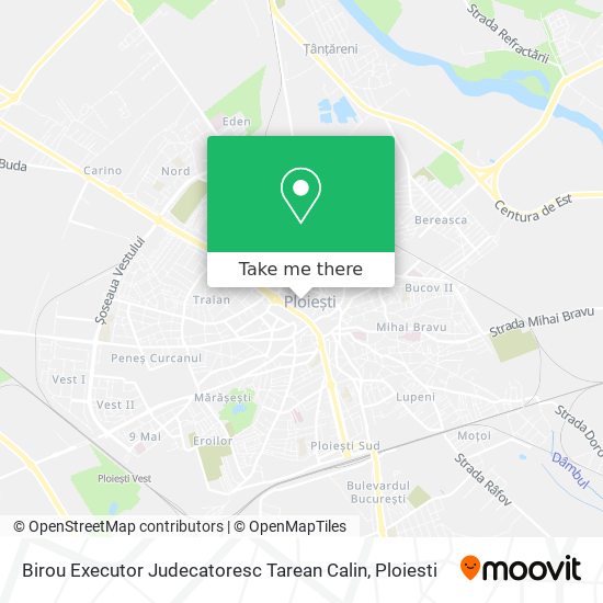 Birou Executor Judecatoresc Tarean Calin map